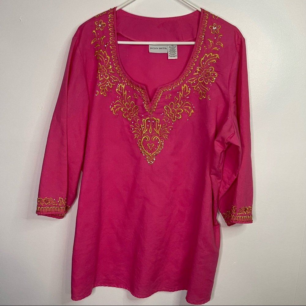 Pink Jaclyn Smith Blouse